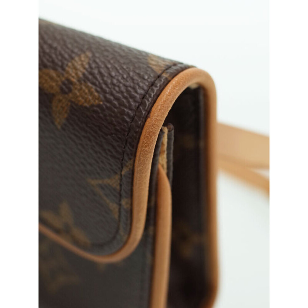 Louis Vuitton Monogram Leather Brown Pochette Florentine Waist Pouch - Picture 8 of 9